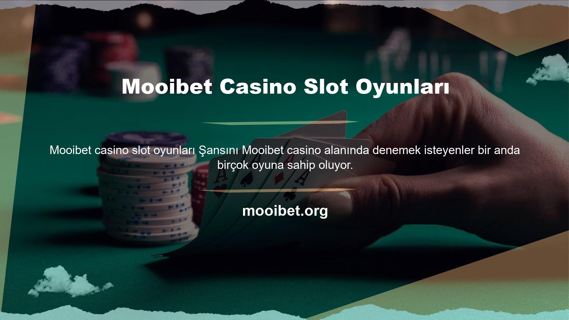 Mooibet casino slot oyunları