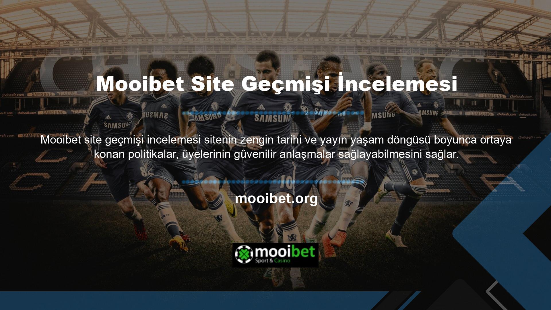 Kayıtlı bir üyeniz iseniz, Mooibet isteğe bağlı bahis programını da deneyebilirsiniz