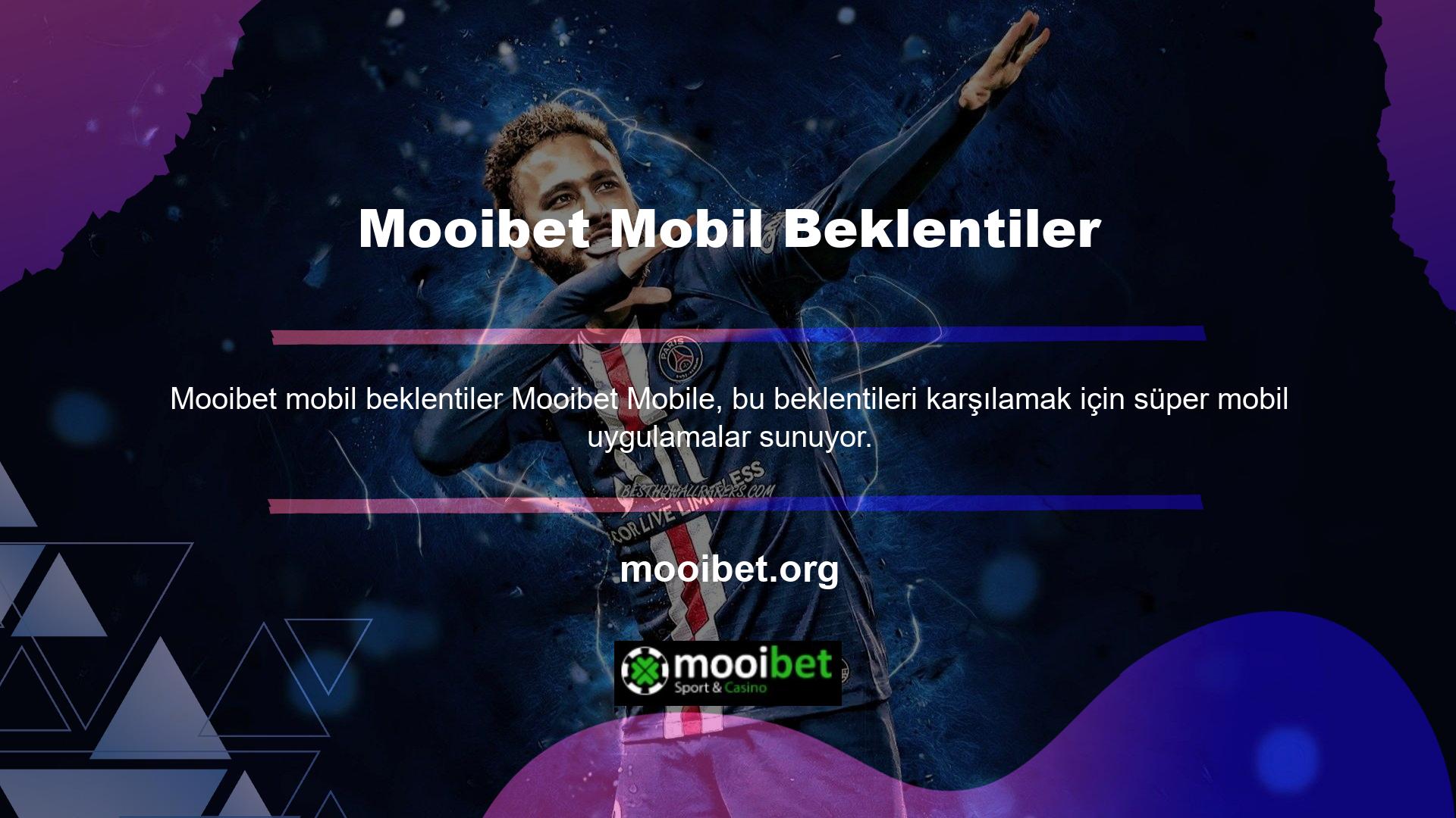 Mooibet Mobile sürümü, oyuncuları sıkmayacak rahat ve canlı bir içeriğe sahip birinci sınıf bir üründür